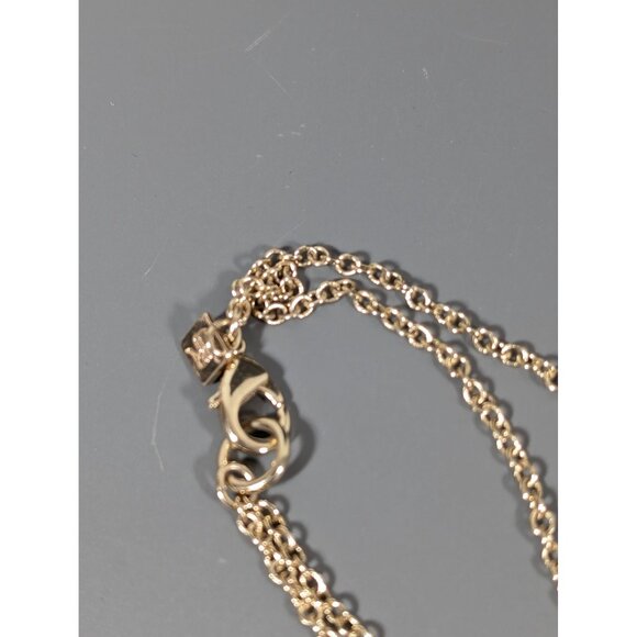 Banana Republic Orange Charm Bead Multi Chain Necklace Boho Coastal Chic 30" - Picture 7 of 9